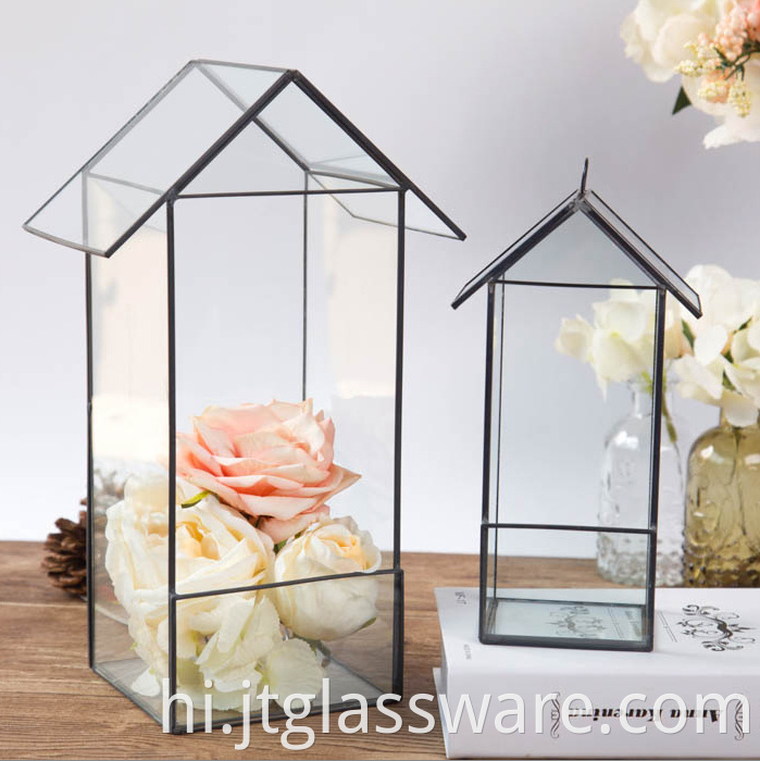 Hanging Glass Geometric Terrarium